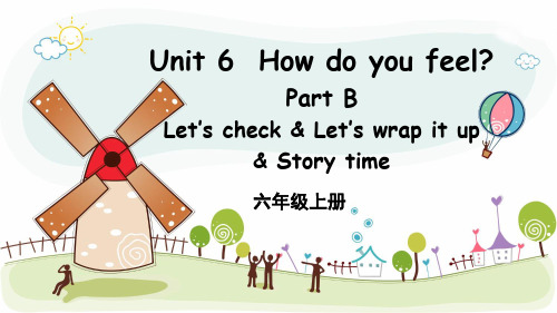 六年级英语上册教学课件《Unit-6-How-do-you-feel》Part-B第4课时