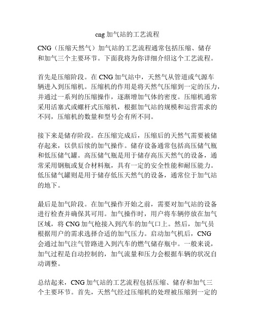 cng加气站的工艺流程