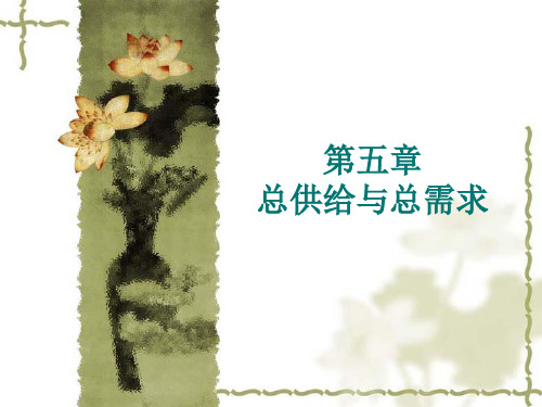 第五章总供给与总需求