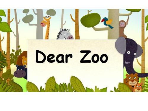 小学英语_英文原版绘本《DearZoo》教学课件设计