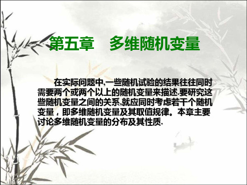 多维随机变量 PPT课件