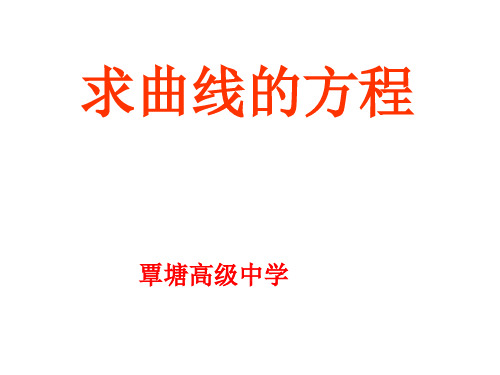 人教版高中数学选修2-1课件：2.1曲线与方程 (共16张PPT)