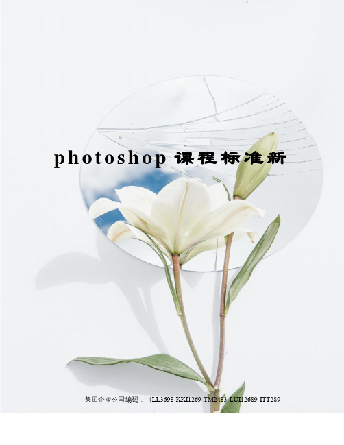 photoshop课程标准新