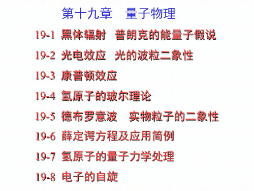 第十九章-黑体辐射