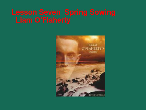 现代大学英语精读LessonSpringSowing分析解析 (2).ppt