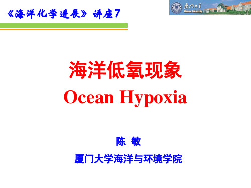 讲座7 海洋低氧现象