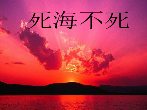 《死海不死》PPT2  图文