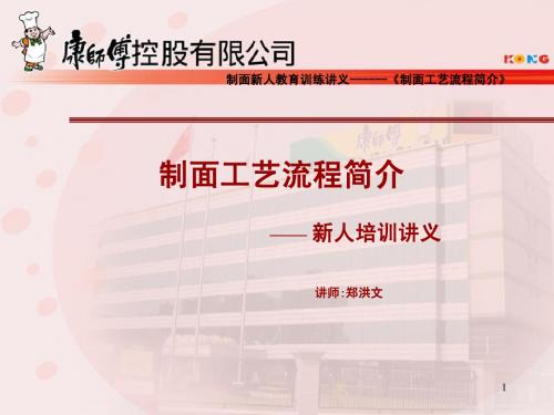 制面工艺流程简介-新