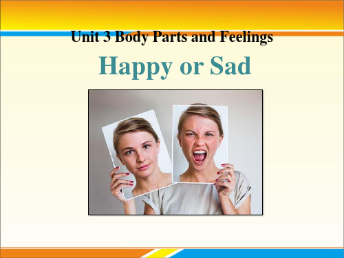 《Happy or Sad》Body Parts and Feelings PPT课件