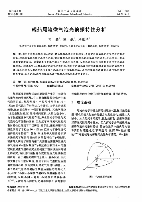 舰船尾流微气泡光偏振特性分析