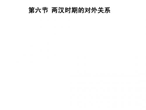 2-6两汉的对外关系(课用)
