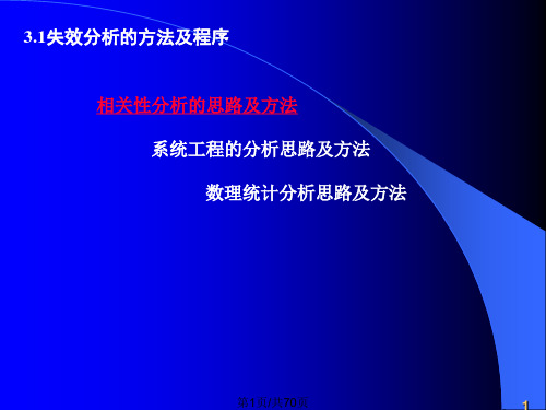 失效分析基本方法