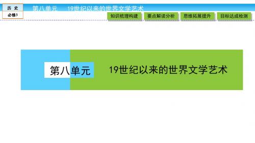 历史人教版必修三第八单元课件：8-22