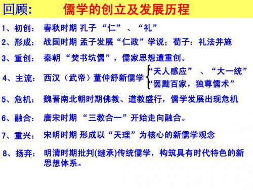 岳麓版历史必修三第一&三单元综合复习题