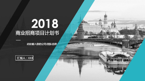 商业招商项目计划书ppt