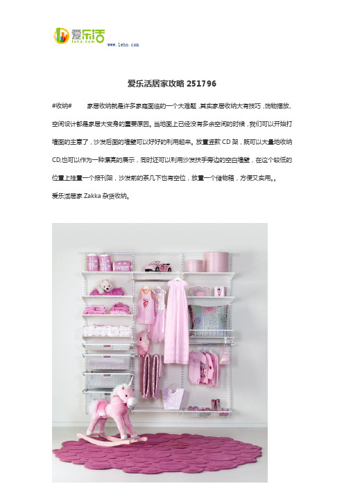 爱乐活居家攻略251796