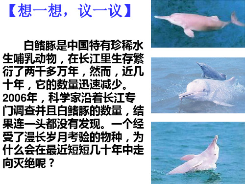 第三章保护生物的多样性(2013人教版)