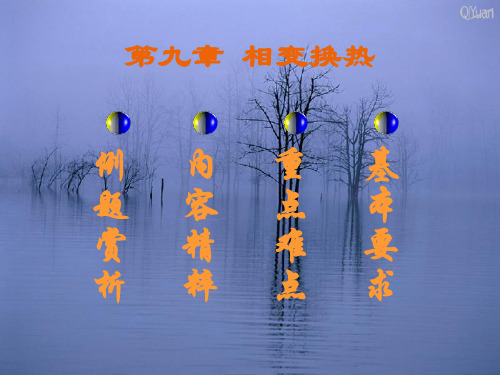 传热学课件第九章相变换热