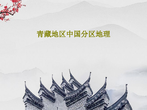 青藏地区中国分区地理65页PPT