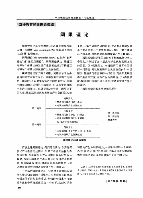阈限理论