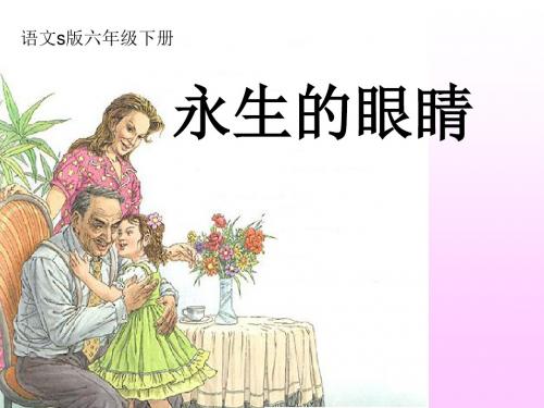 六年级下册语文课件-第四单元18 永生的眼睛 语文S版