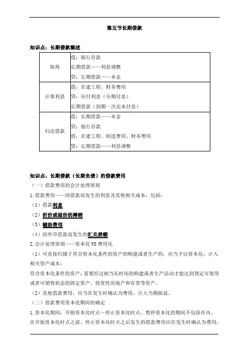 初级审计企业财务会计—第四章负债知识点(2)