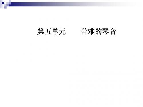 人教版选修《中国现代诗歌散文欣赏》第23课 憎恨 课件1