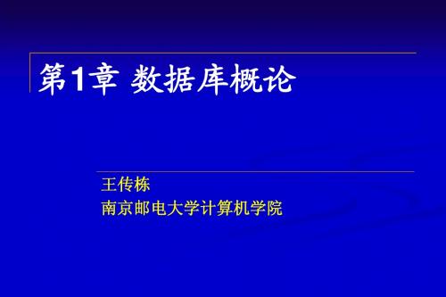 01 数据库概论