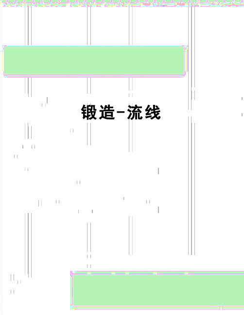 【精品】锻造-流线