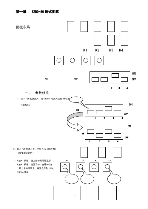 SZBD-60电梯控制柜调试说明