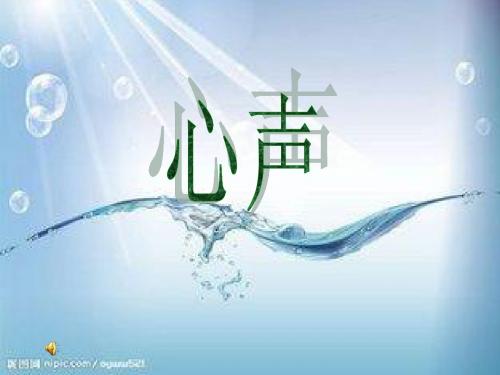 《心声》ppt课件
