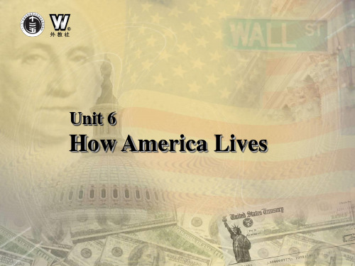 综合英语第五册课后答案Unit-06 How America Lives PPT课件