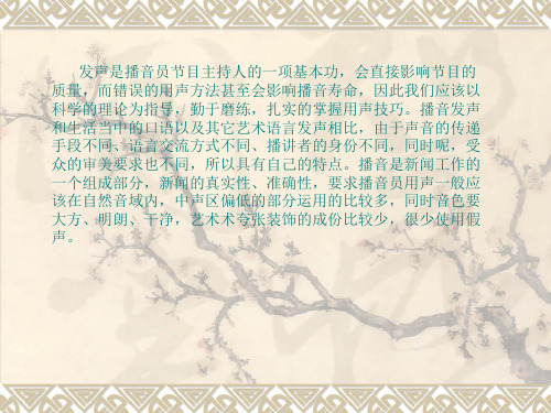 播音主持课件 全