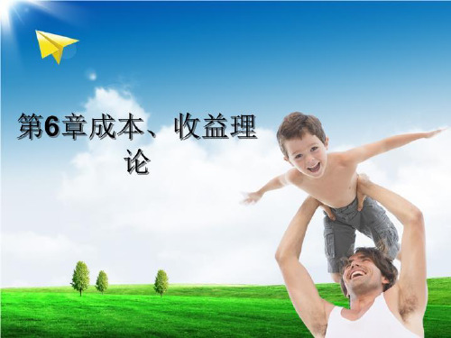 第6章成本、收益理论-讲义