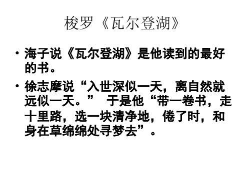 素材  梭罗