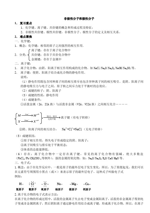 非极性分子和极性分子剖析