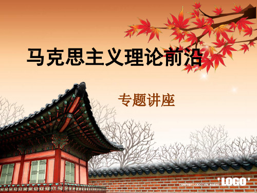 马克思主义理论前沿汇总.