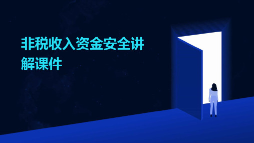 非税收入资金安全讲解课件