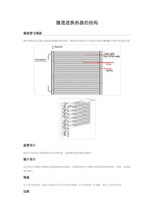 微通道换热器的结构