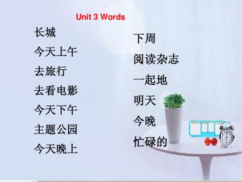 人教版(PEP英语)小学六年级上册Unit3课件