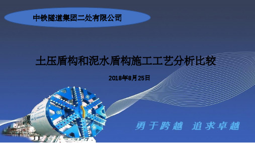 土压盾构和泥水盾构施工工艺分析
