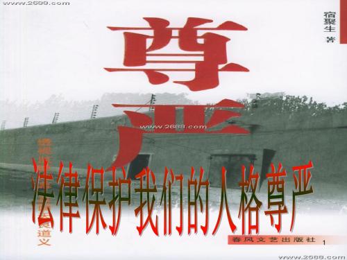 法律保护我们的人格尊严ppt课件