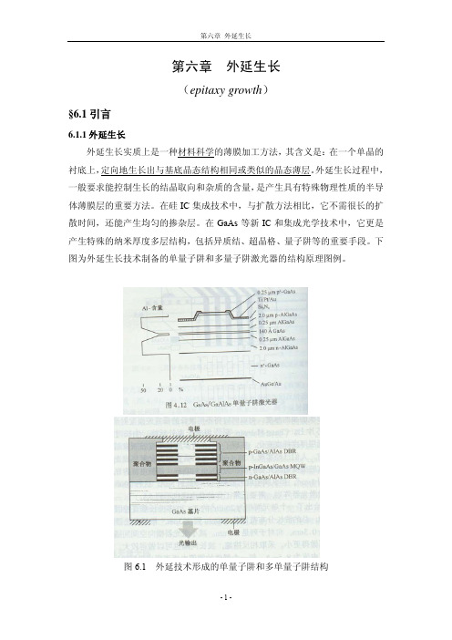 微细加工技术06外延生长