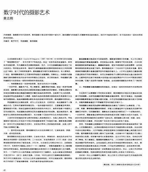 数字时代的摄影艺术