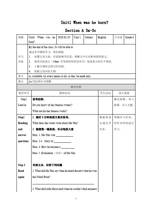 2.19-Unit1 When was he born