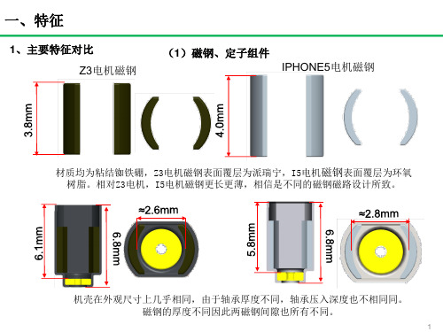 手机振动马达内部结构对比(与iphone马达的区别)