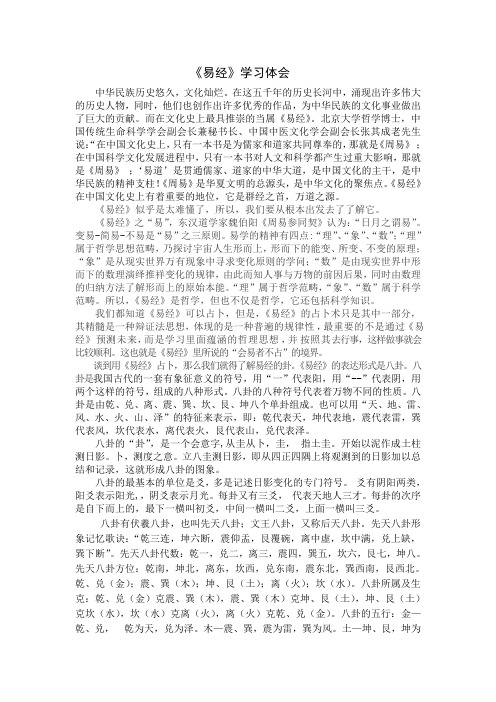 易经论文