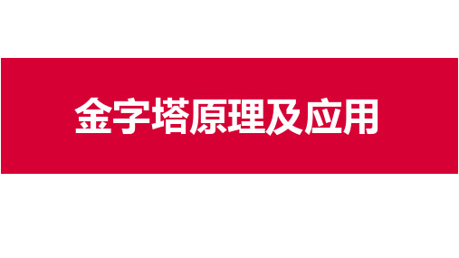 金字塔原理及应用[优质ppt]