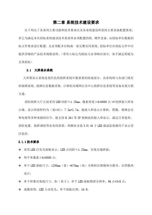 监控摄像机投标文件DOC