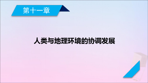 2021高考地理一轮复习第11章人类与地理环境的协调发展课件新人教版